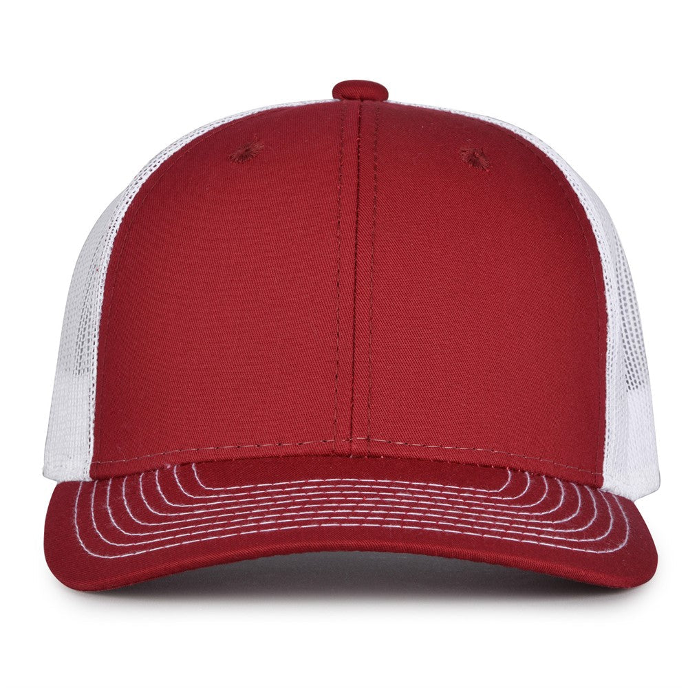 The Game Gb452e Everyday Trucker Cap - Cardinal