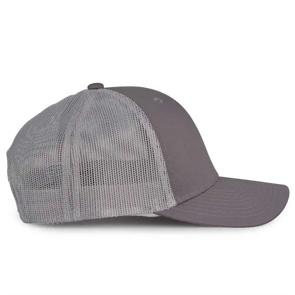 The Game Gb452e Everyday Trucker Cap Charcoal Gray Dark / 6 7/8’’ 7 5/8’’
