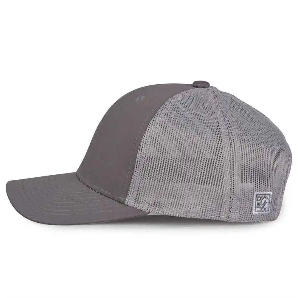 The Game Gb452e Everyday Trucker Cap Charcoal Gray Dark / 6 7/8’’ 7 5/8’’