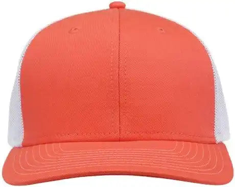 The Game Gb452e Everyday Trucker Cap - Coral/ White - 6 7/8’’ - 7 5/8’’