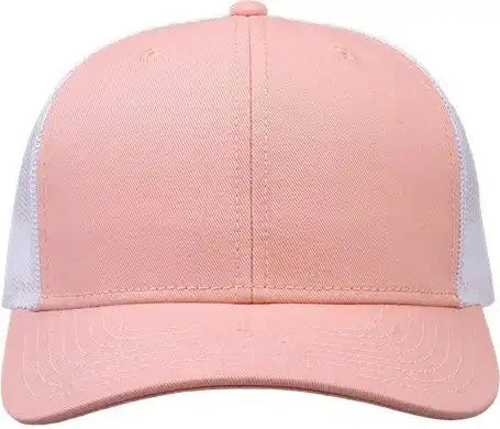 The Game Gb452e Everyday Trucker Cap - Creamsicle Pink/ White - 6 7/8’’ - 7 5/8’’