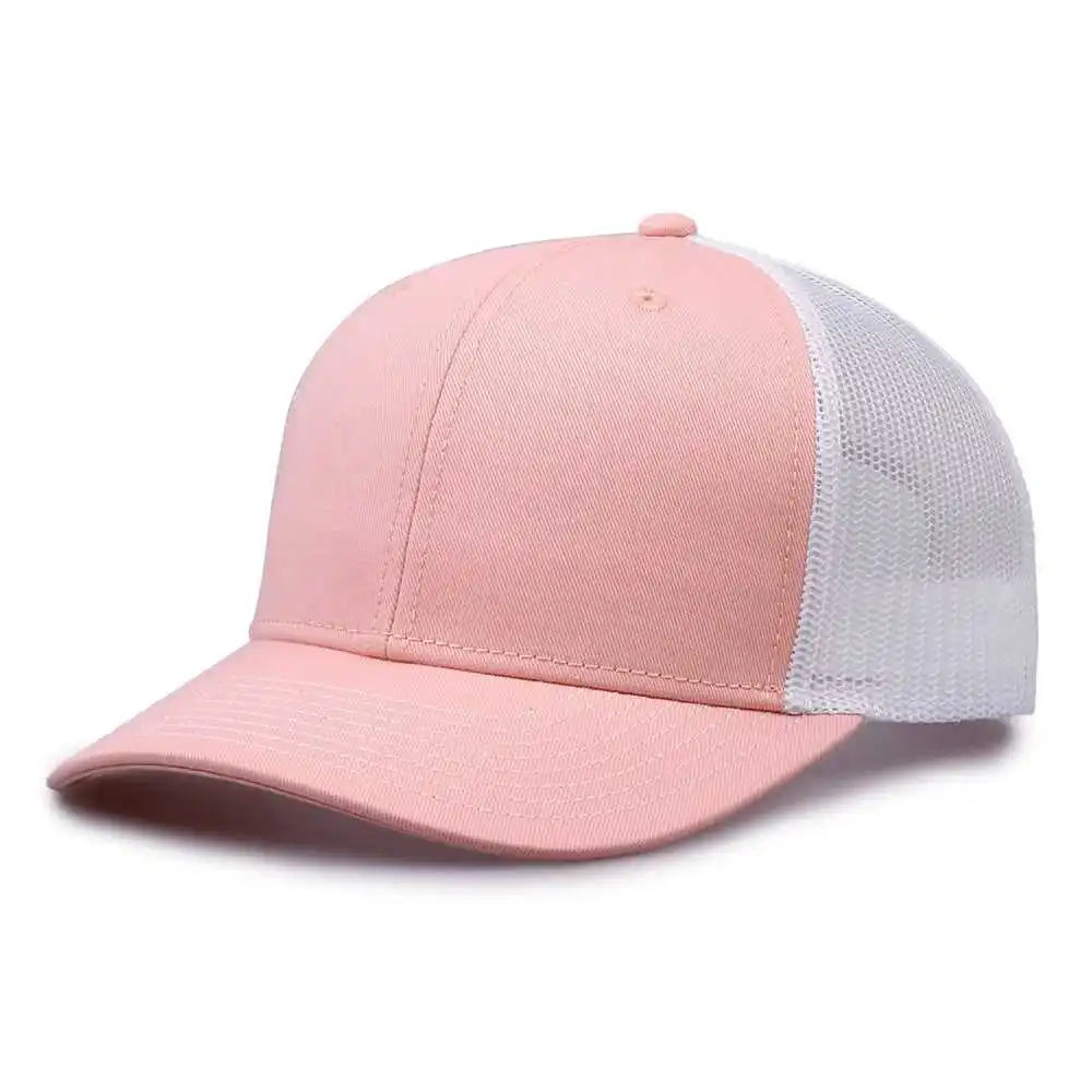 The Game Gb452e Everyday Trucker Cap Creamsicle White Pink / 6 7/8’’ 7 5/8’’
