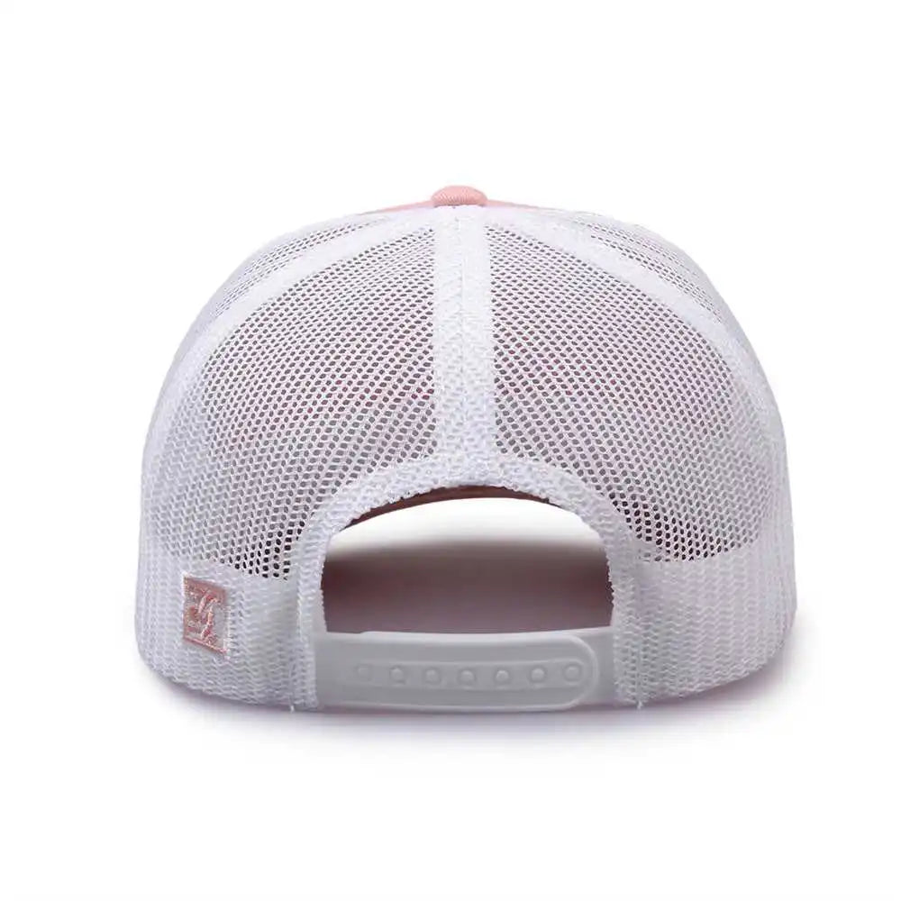 The Game Gb452e Everyday Trucker Cap Creamsicle White Pink / 6 7/8’’ 7 5/8’’
