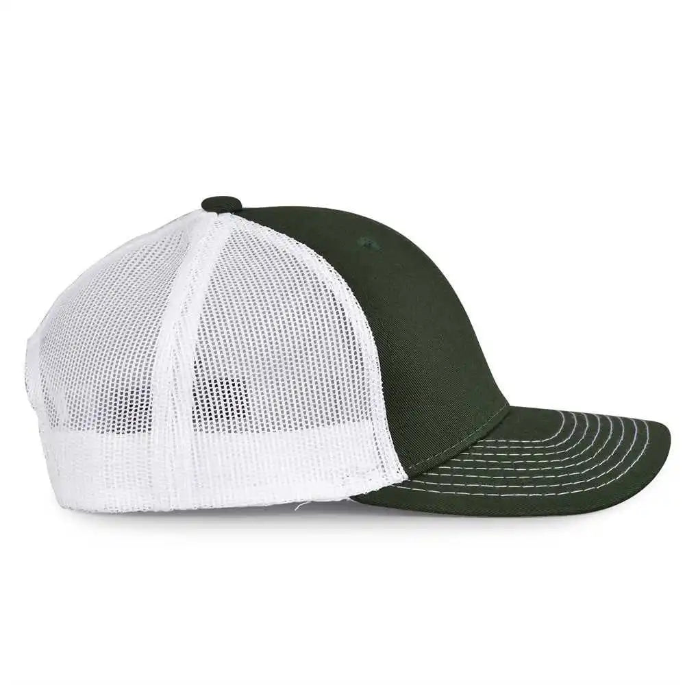 The Game Gb452e Everyday Trucker Cap Dark Green White Forest / 6 7/8’’ 7 5/8’’