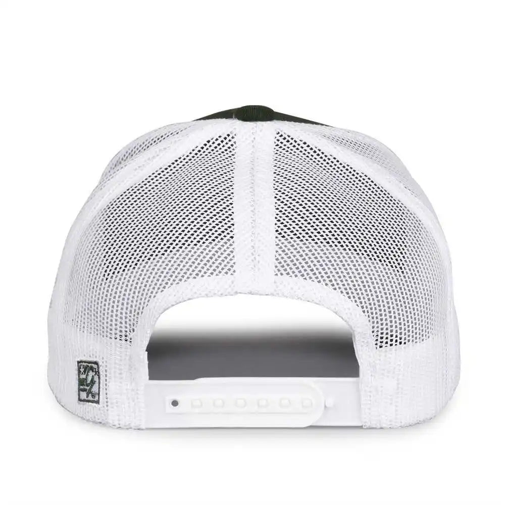 The Game Gb452e Everyday Trucker Cap Dark Green White Forest / 6 7/8’’ 7 5/8’’