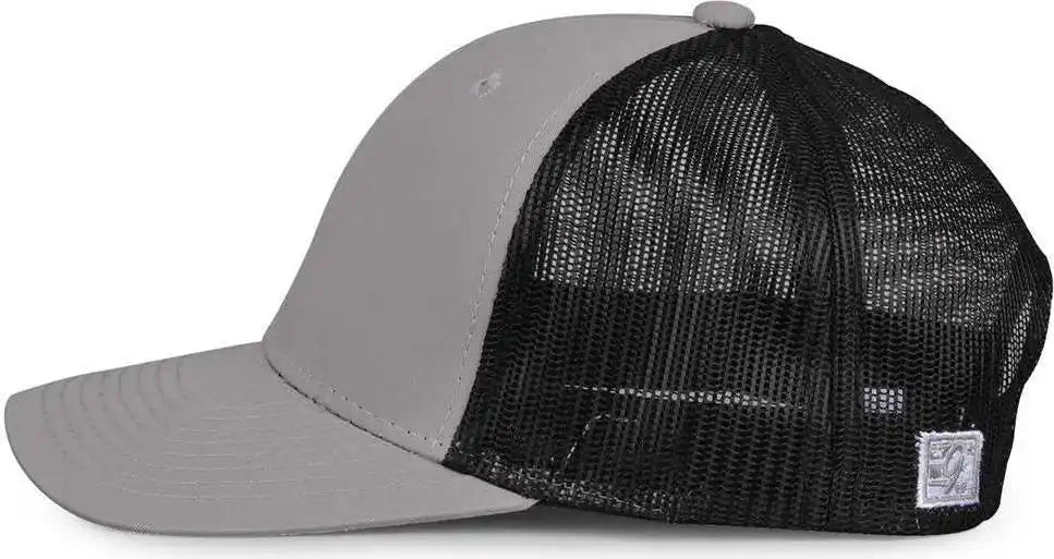 The Game Gb452e Everyday Trucker Cap Gray Black / 6 7/8’’ 7 5/8’’