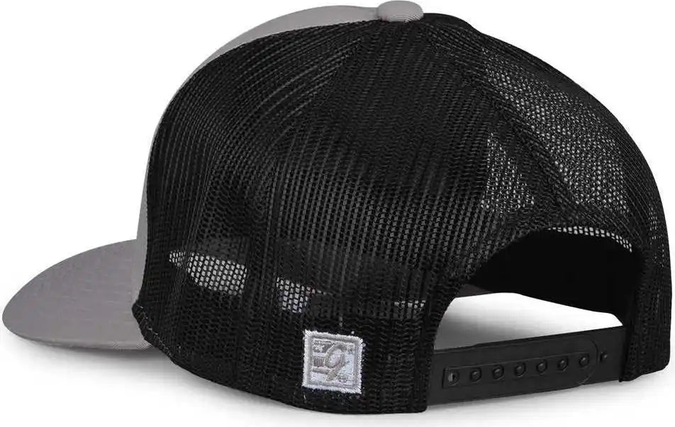 The Game Gb452e Everyday Trucker Cap Gray Black / 6 7/8’’ 7 5/8’’