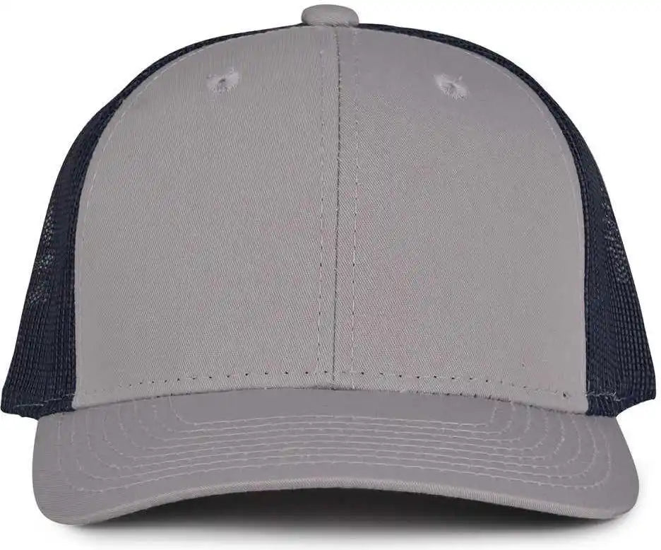 The Game Gb452e Everyday Trucker Cap Gray Navy / 6 7/8’’ 7 5/8’’