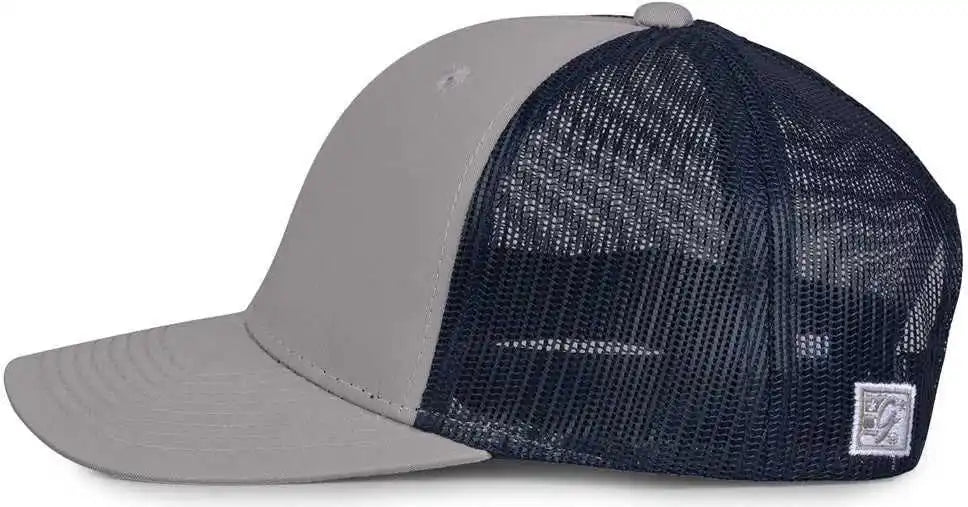 The Game Gb452e Everyday Trucker Cap Gray Navy / 6 7/8’’ 7 5/8’’