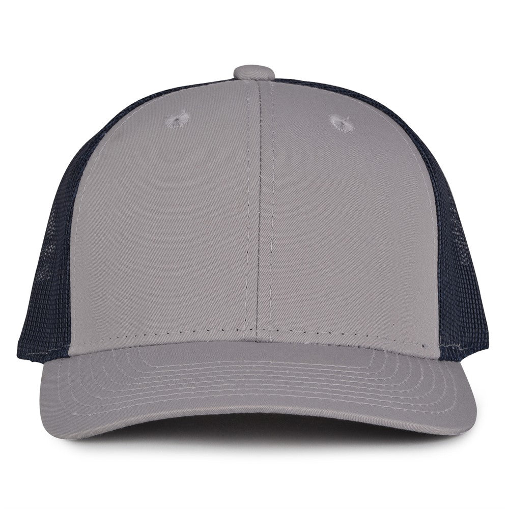 The Game Gb452e Everyday Trucker Cap - Gray Navy