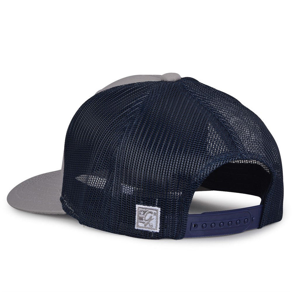 The Game Gb452e Everyday Trucker Cap - Gray Navy