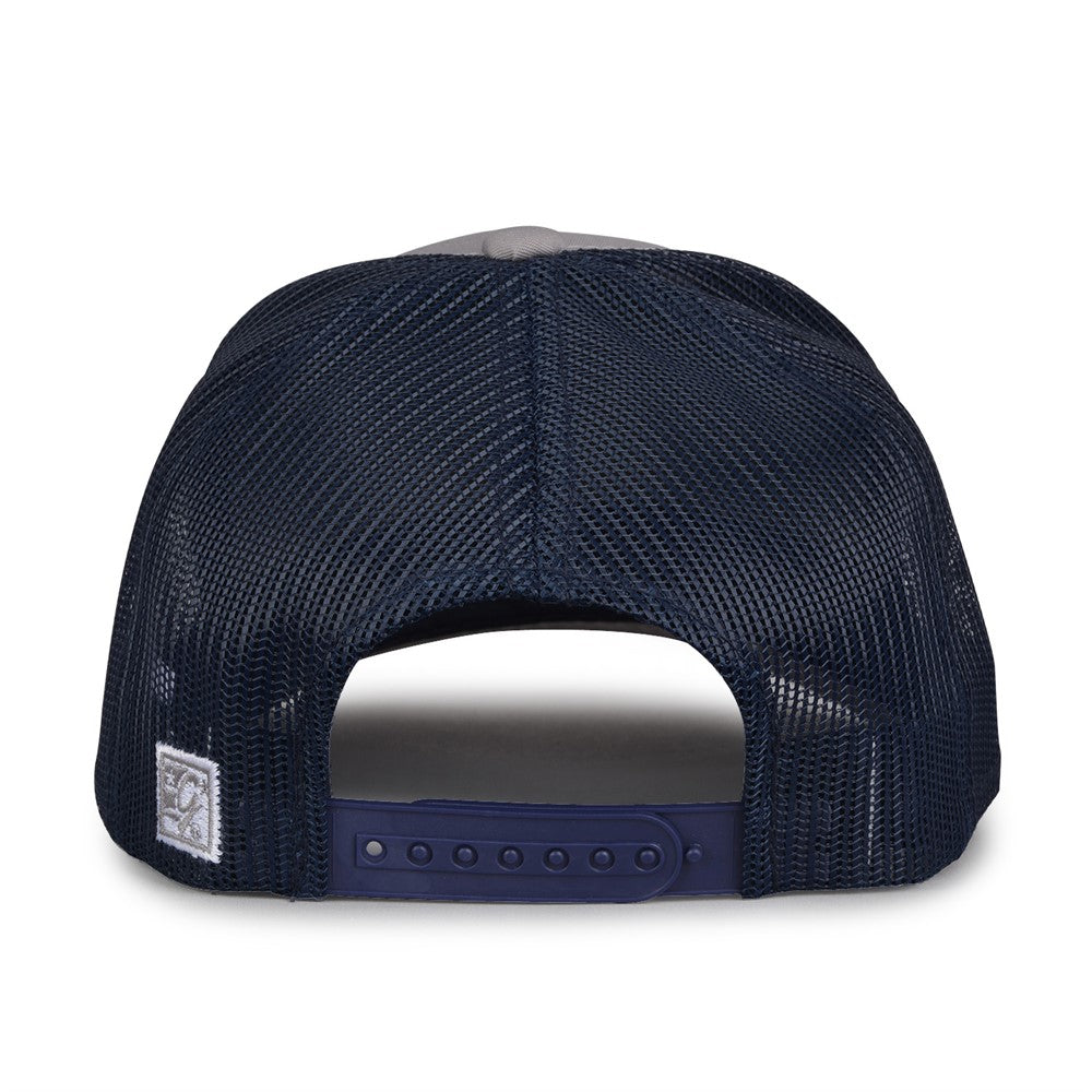 The Game Gb452e Everyday Trucker Cap - Gray Navy