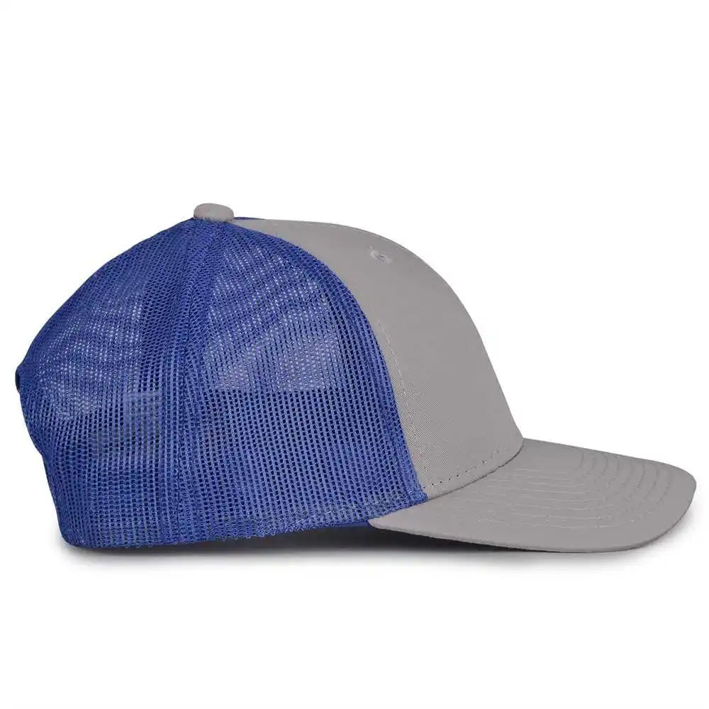 The Game Gb452e Everyday Trucker Cap Gray Royal / 6 7/8’’ 7 5/8’’