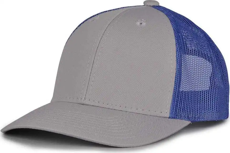 The Game Gb452e Everyday Trucker Cap Gray Royal / 6 7/8’’ 7 5/8’’