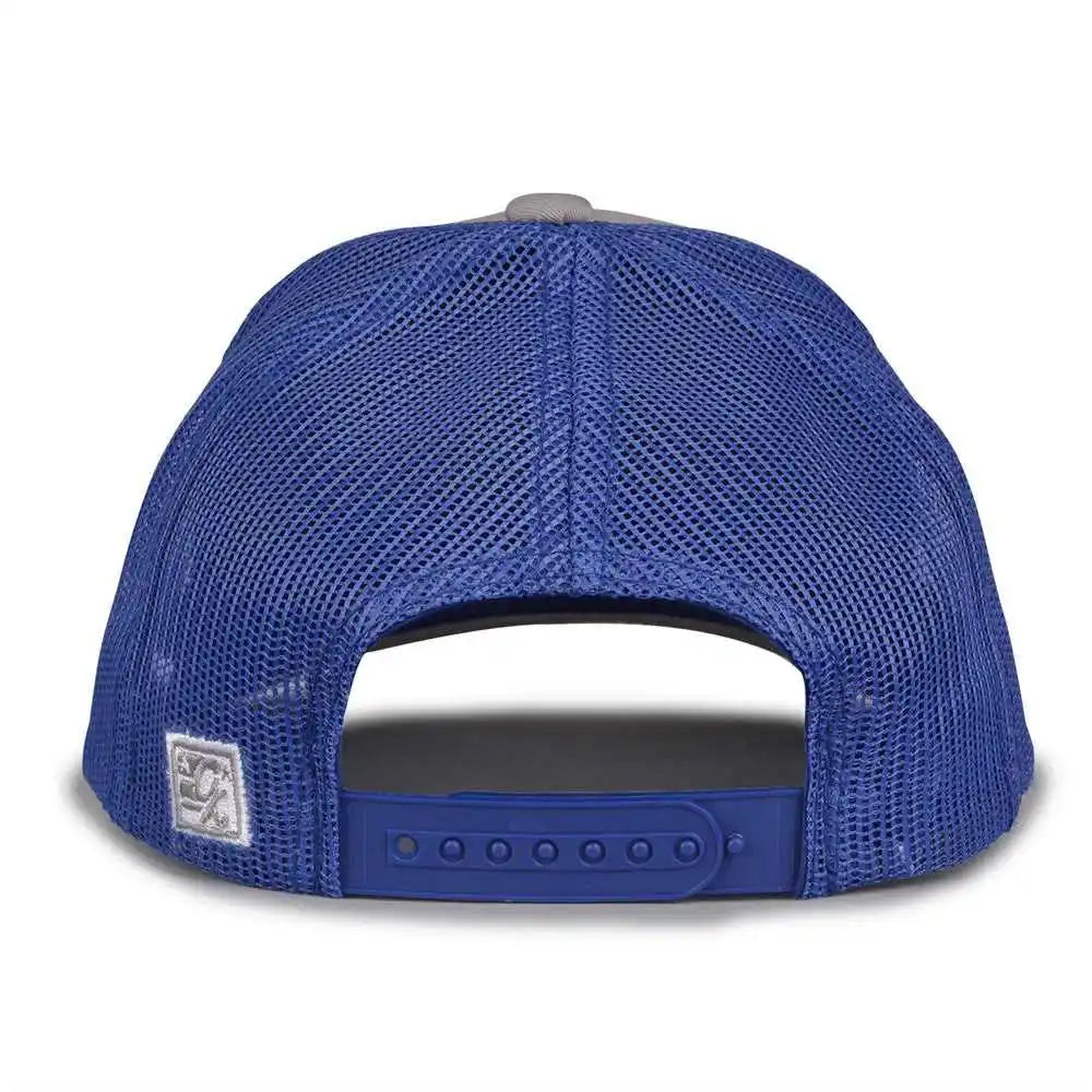 The Game Gb452e Everyday Trucker Cap Gray Royal / 6 7/8’’ 7 5/8’’