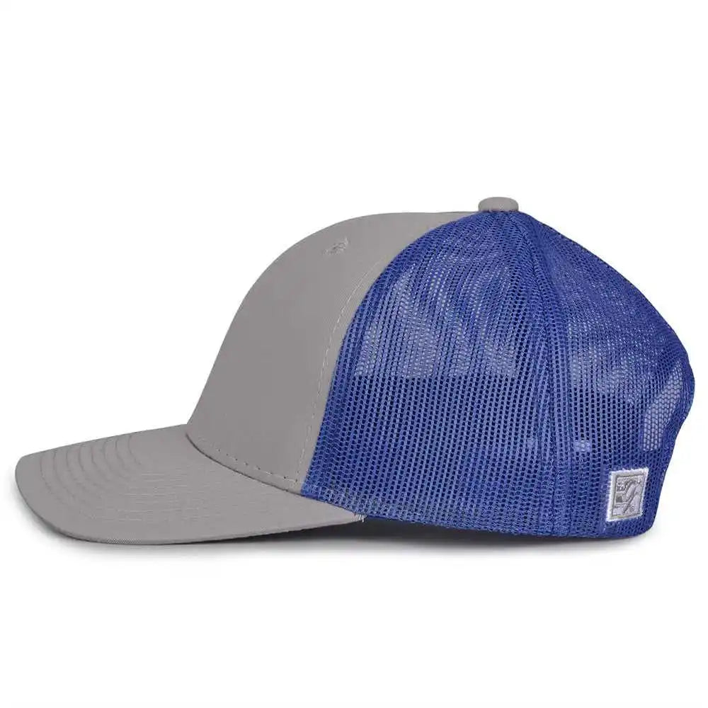 The Game Gb452e Everyday Trucker Cap Gray Royal / 6 7/8’’ 7 5/8’’
