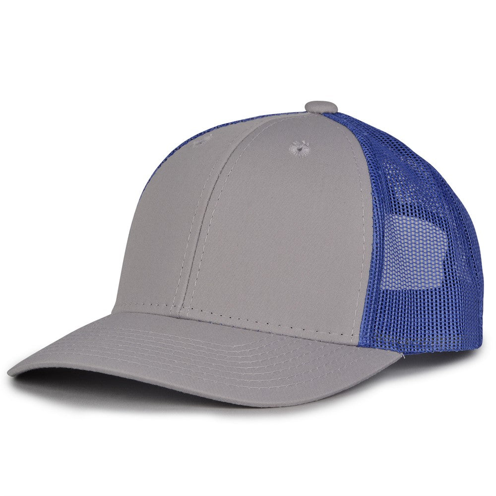 The Game Gb452e Everyday Trucker Cap - Gray Royal