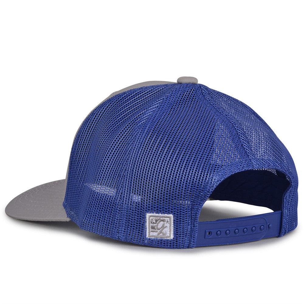The Game Gb452e Everyday Trucker Cap - Gray Royal
