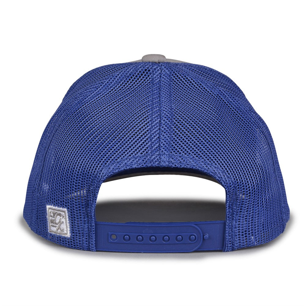 The Game Gb452e Everyday Trucker Cap - Gray Royal
