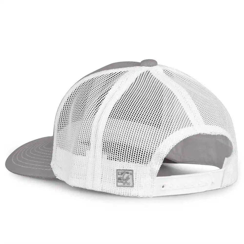 The Game Gb452e Everyday Trucker Cap Gray White / 6 7/8’’ 7 5/8’’