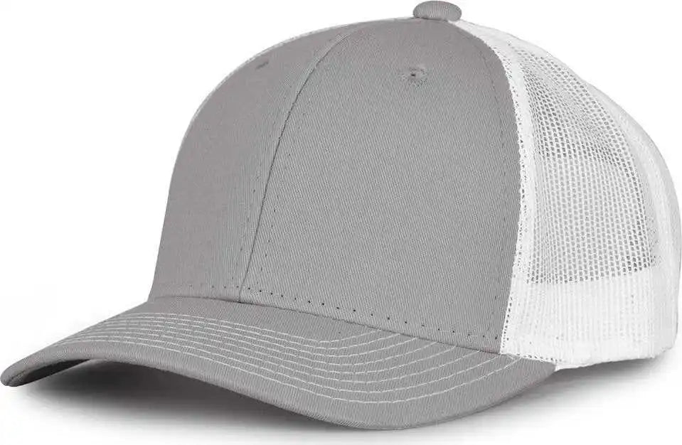 The Game Gb452e Everyday Trucker Cap Gray White / 6 7/8’’ 7 5/8’’