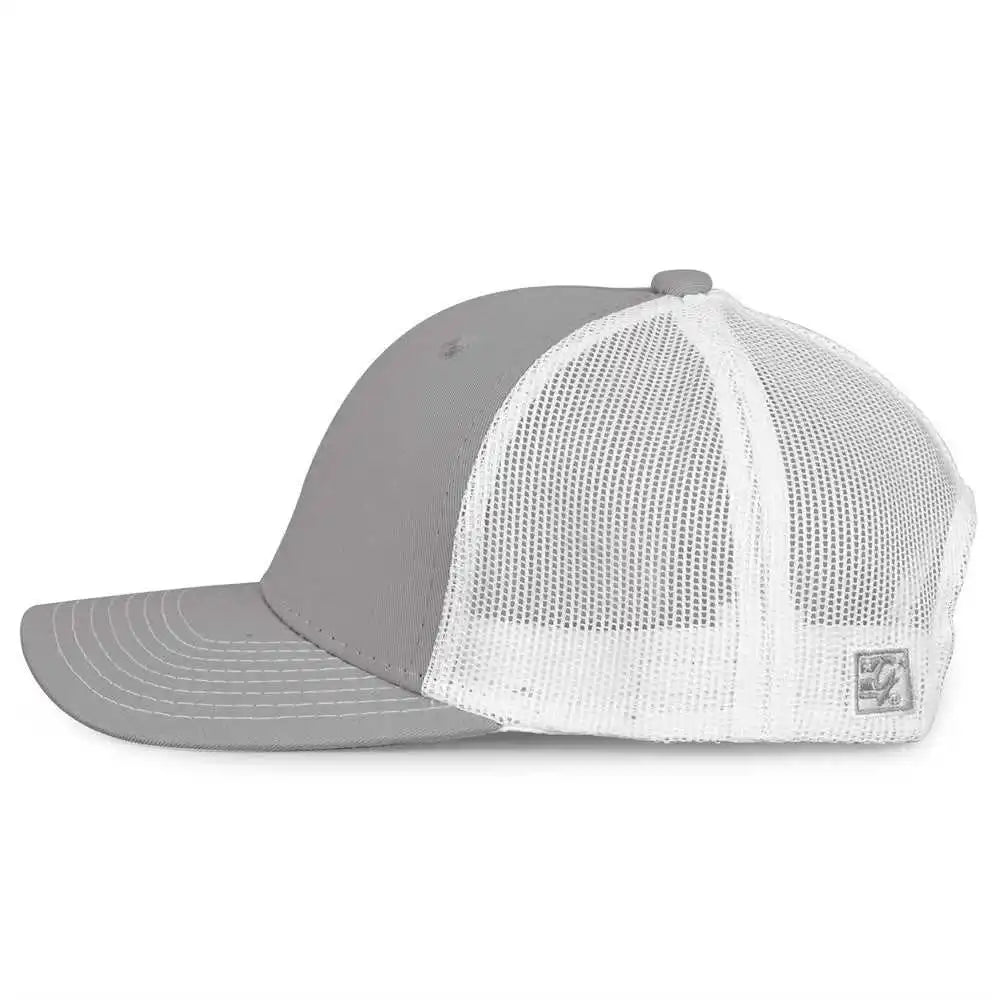 The Game Gb452e Everyday Trucker Cap Gray White / 6 7/8’’ 7 5/8’’