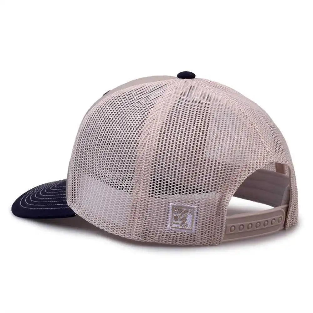 The Game Gb452e Everyday Trucker Cap Khaki Navy Stone Gray / 6 7/8’’ 7 5/8’’