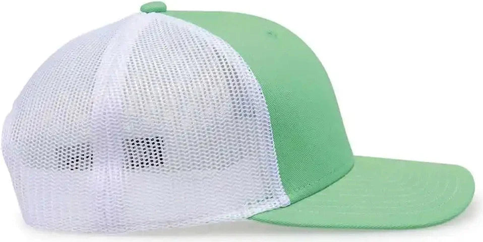 The Game Gb452e Everyday Trucker Cap - Light Green White - Mint / 6 7/8’’ - 7 5/8’’