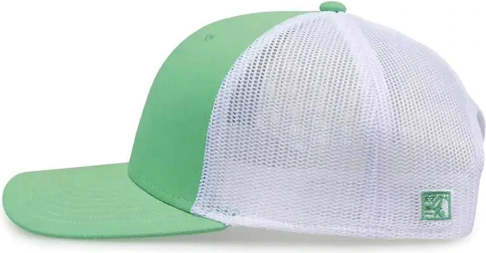 The Game Gb452e Everyday Trucker Cap - Light Green White - Mint / 6 7/8’’ - 7 5/8’’