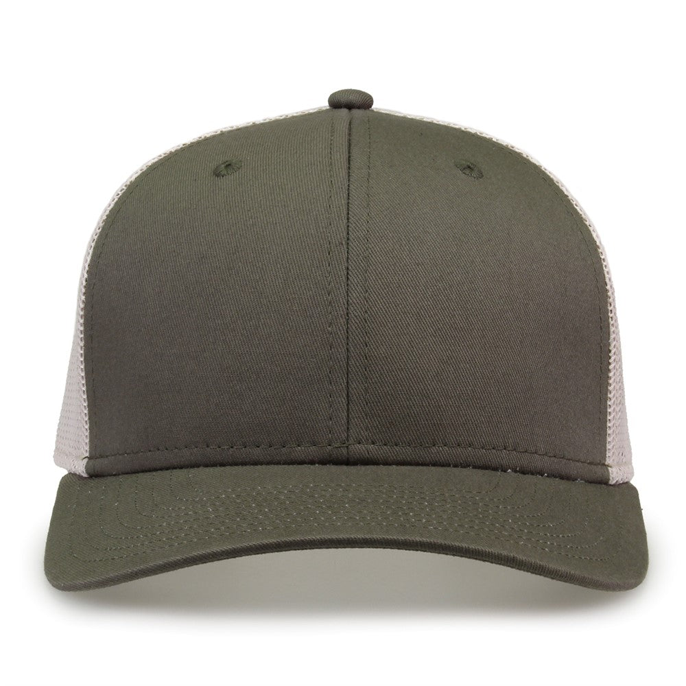 The Game Gb452e Everyday Trucker Cap - Light Olive
