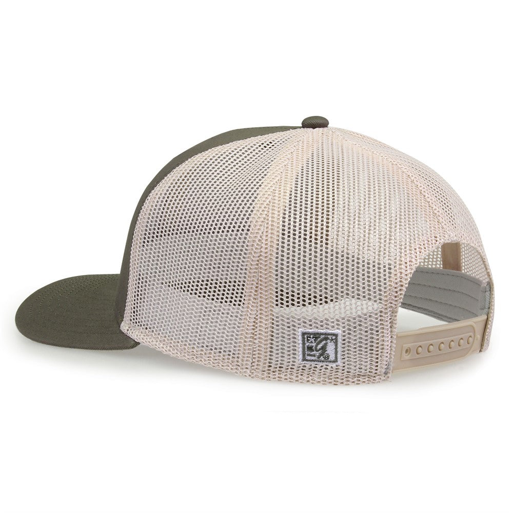 The Game Gb452e Everyday Trucker Cap - Light Olive