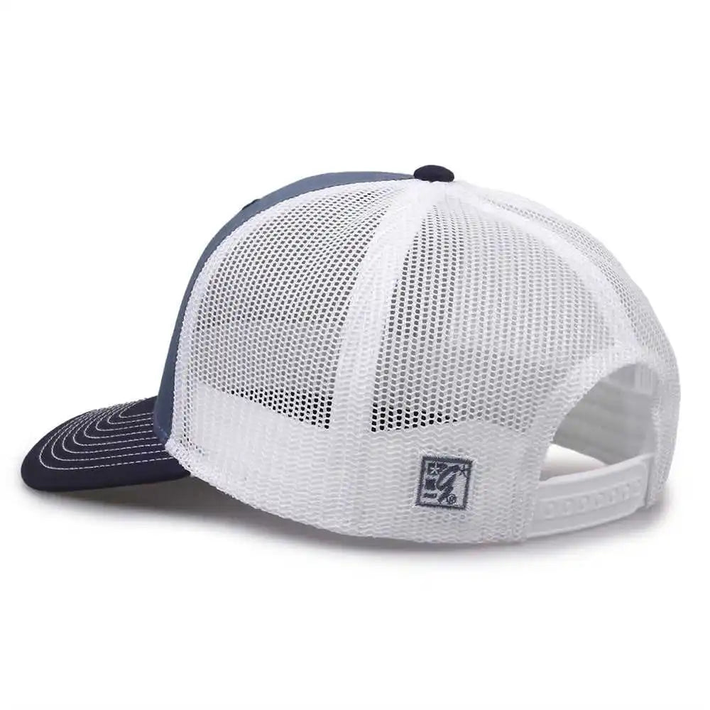The Game Gb452e Everyday Trucker Cap Marine Navy White Blue / 6 7/8’’ 7 5/8’’