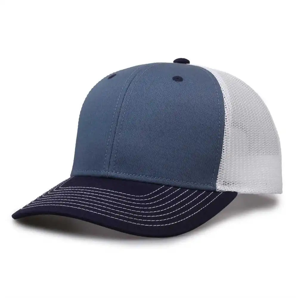 The Game Gb452e Everyday Trucker Cap Marine Navy White Blue / 6 7/8’’ 7 5/8’’
