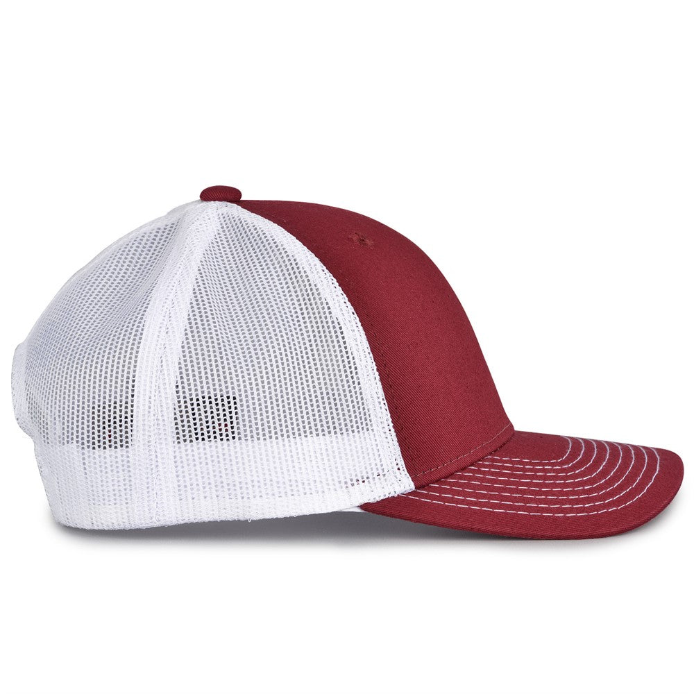 The Game Gb452e Everyday Trucker Cap - Maroon