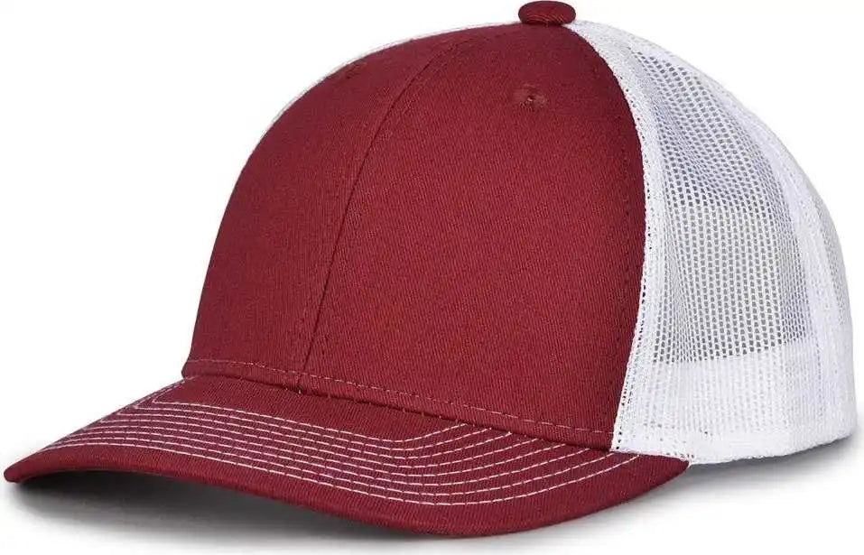 The Game Gb452e Everyday Trucker Cap Maroon White / 6 7/8’’ 7 5/8’’