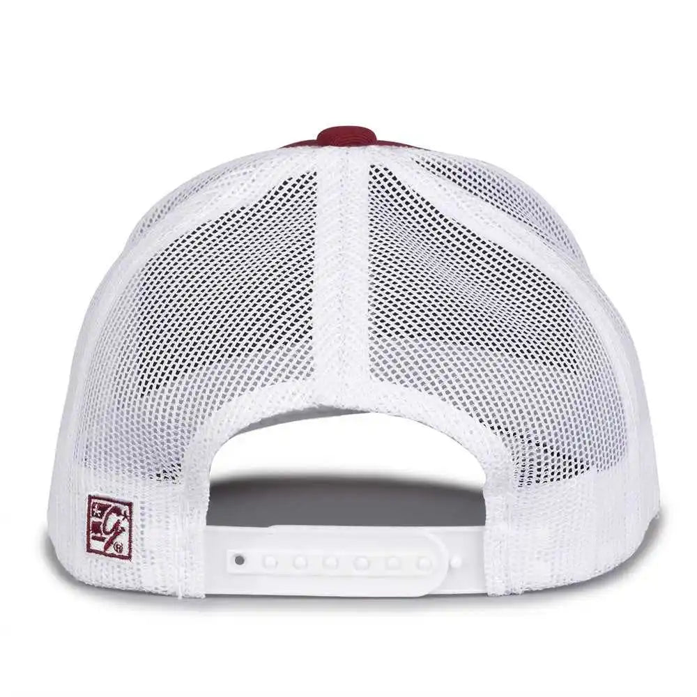 The Game Gb452e Everyday Trucker Cap Maroon White / 6 7/8’’ 7 5/8’’