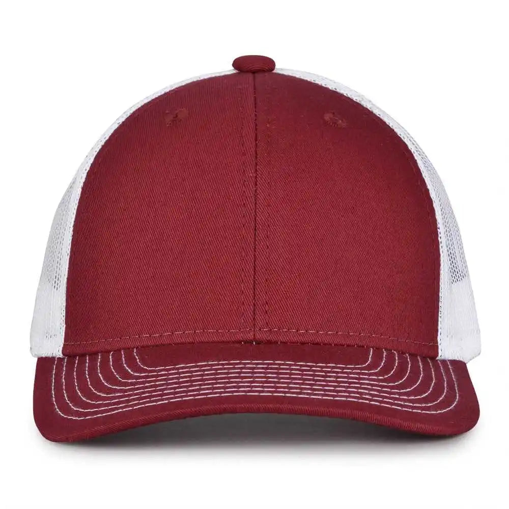 The Game Gb452e Everyday Trucker Cap Maroon White / 6 7/8’’ 7 5/8’’