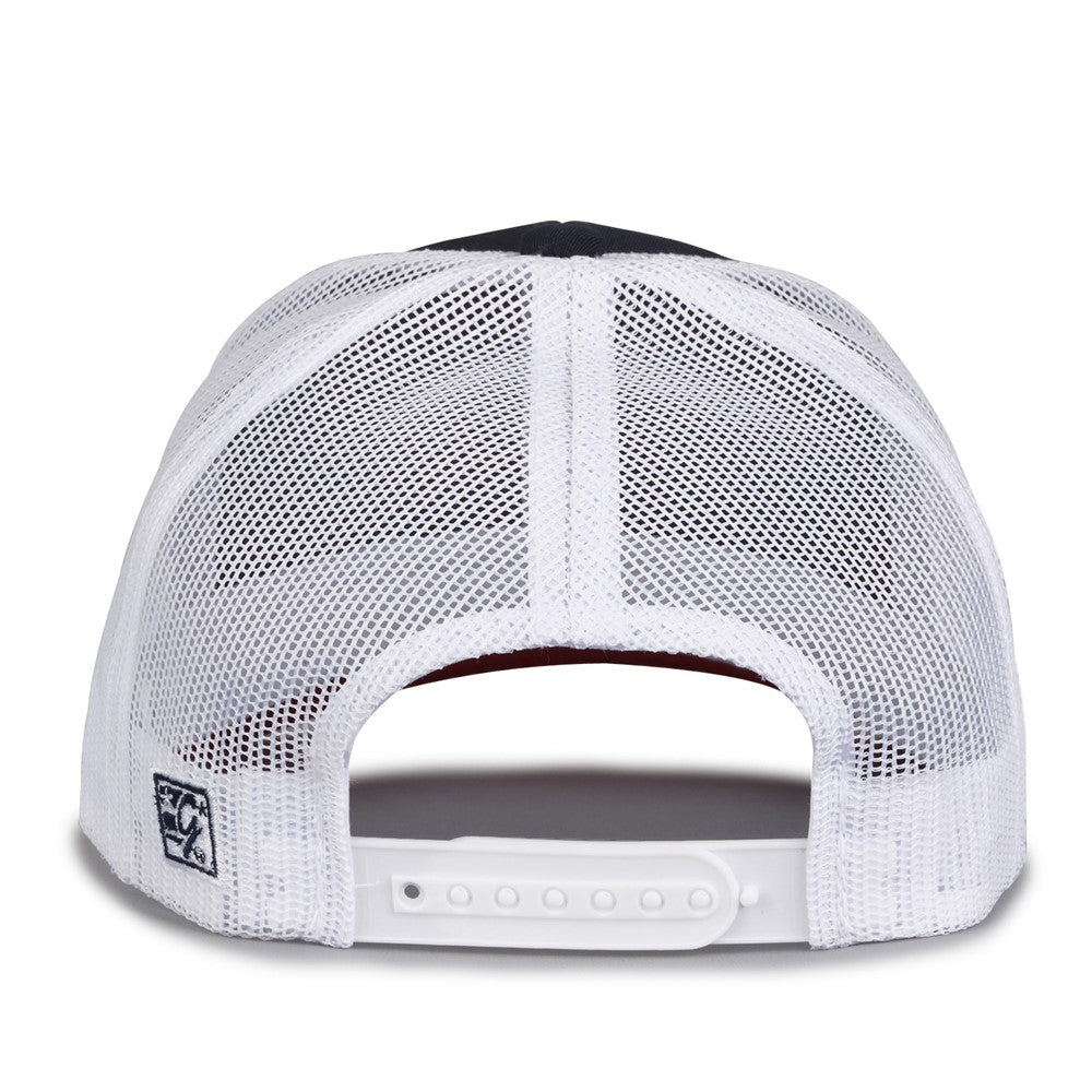The Game Gb452e Everyday Trucker Cap - Navy Red