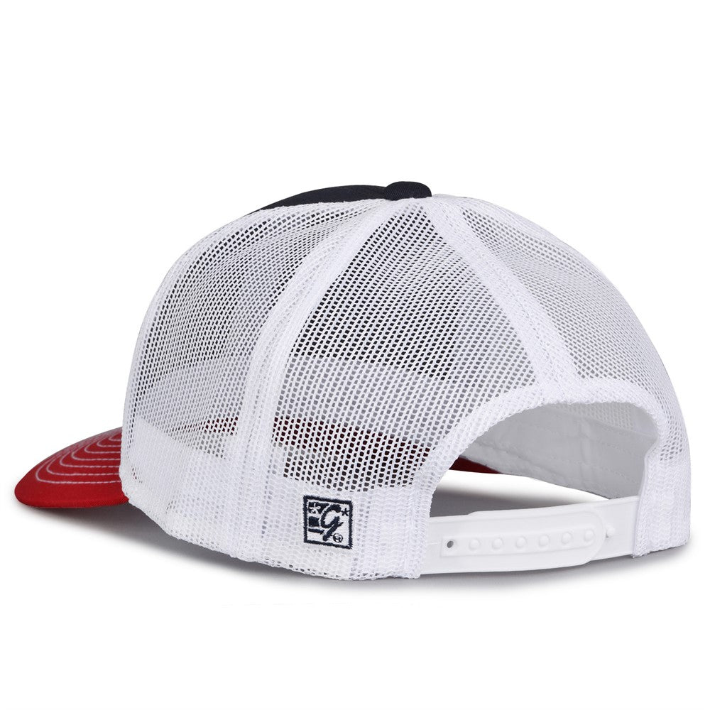 The Game Gb452e Everyday Trucker Cap - Navy Red