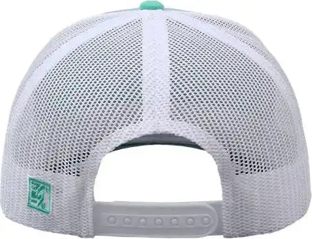The Game Gb452e Everyday Trucker Cap - Oasis Green/ White - 6 7/8’’ - 7 5/8’’