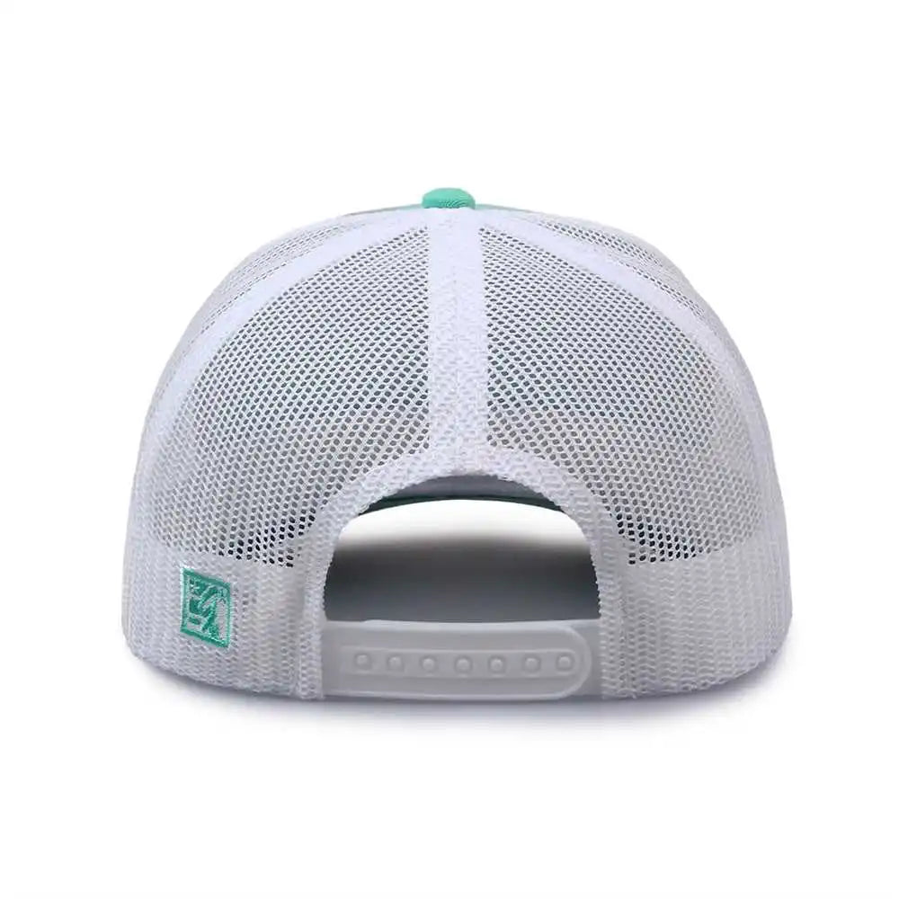 The Game Gb452e Everyday Trucker Cap - Oasis White - Mint / 6 7/8’’ - 7 5/8’’