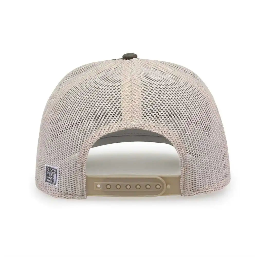 The Game Gb452e Everyday Trucker Cap - Olive White - 6 7/8’’ - 7 5/8’’