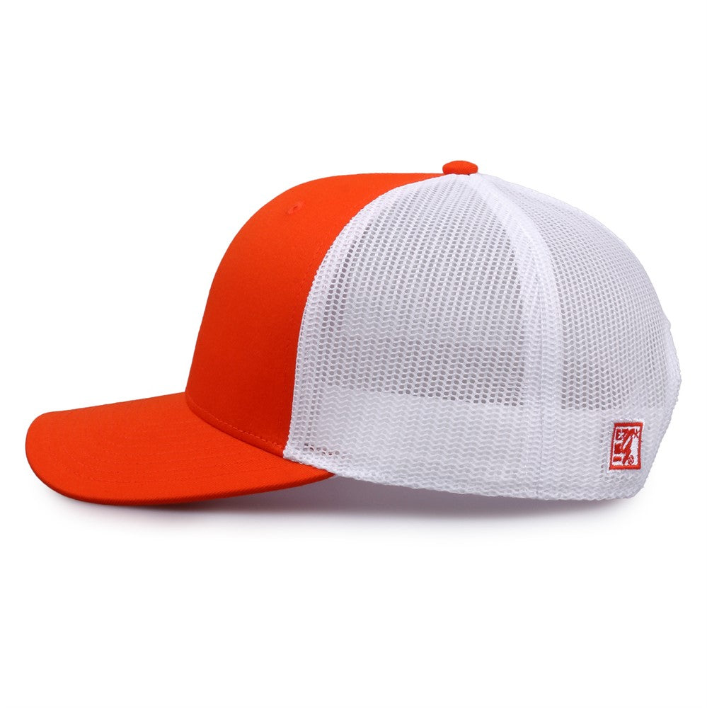 The Game Gb452e Everyday Trucker Cap - Orange White