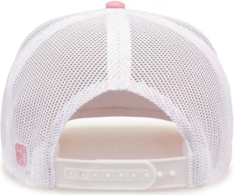 The Game Gb452e Everyday Trucker Cap Pink White / 6 7/8’’ 7 5/8’’