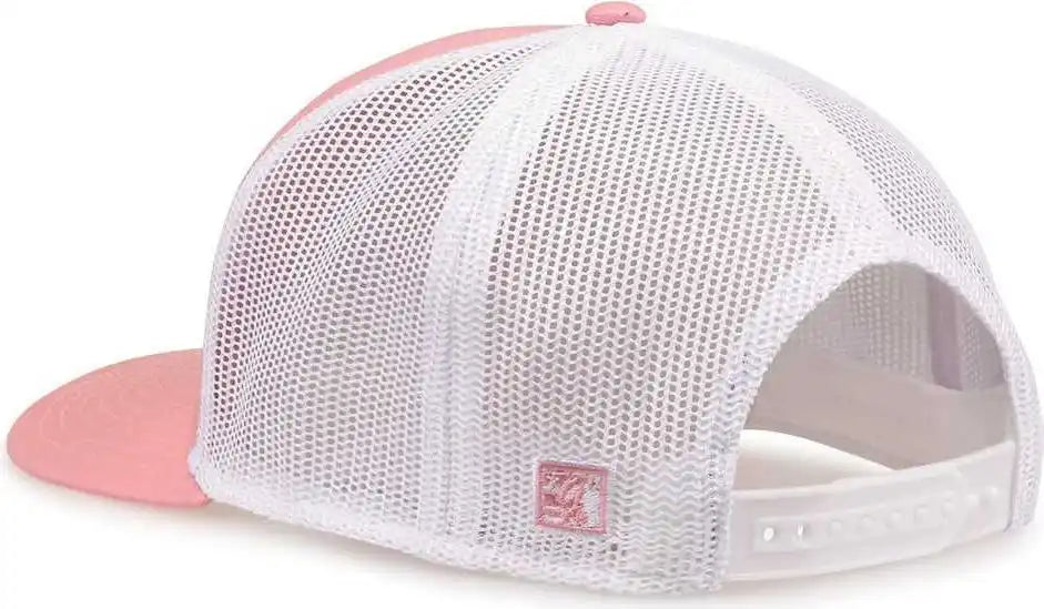 The Game Gb452e Everyday Trucker Cap Pink White / 6 7/8’’ 7 5/8’’