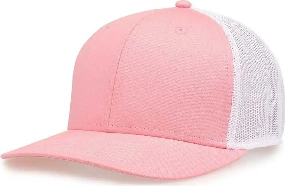 The Game Gb452e Everyday Trucker Cap Pink White / 6 7/8’’ 7 5/8’’