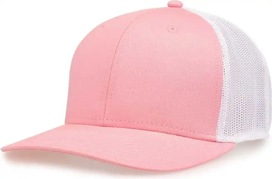 The Game Gb452e Everyday Trucker Cap Pink White / 6 7/8’’ 7 5/8’’