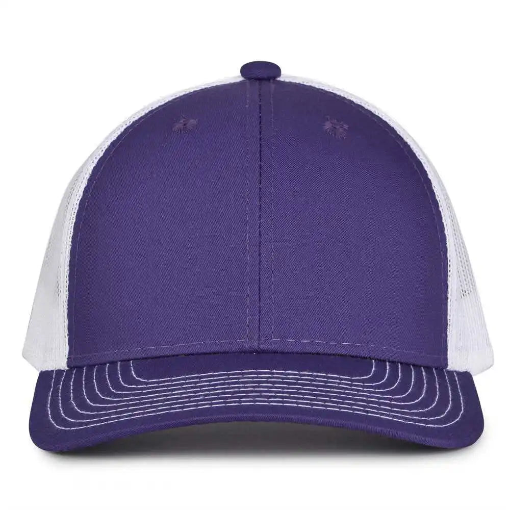 The Game Gb452e Everyday Trucker Cap Purple White / 6 7/8’’ 7 5/8’’