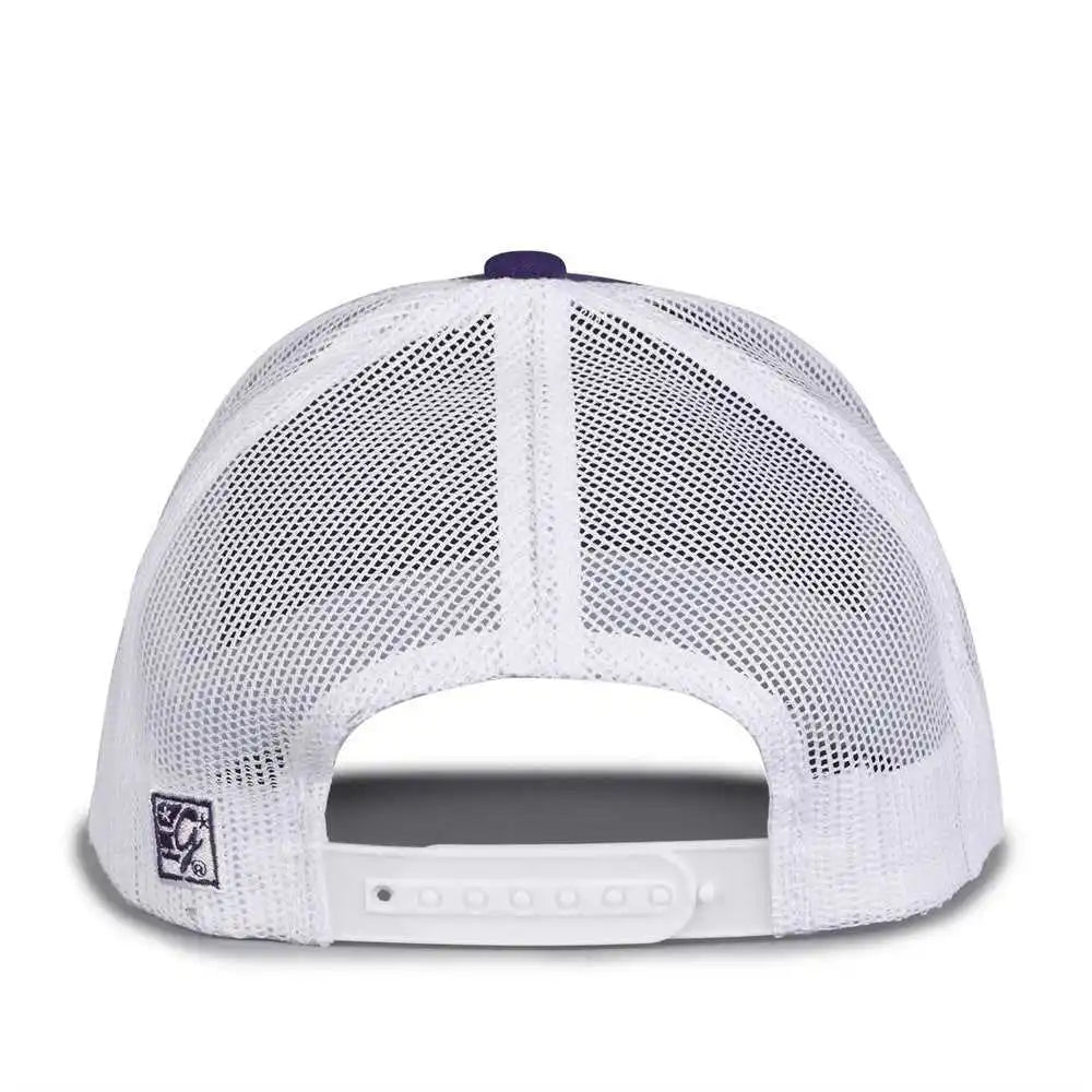 The Game Gb452e Everyday Trucker Cap Purple White / 6 7/8’’ 7 5/8’’