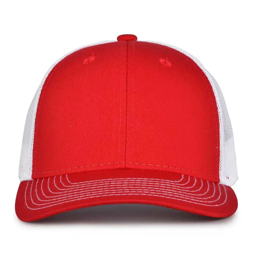 The Game Gb452e Everyday Trucker Cap Red White / 6 7/8’’ 7 5/8’’